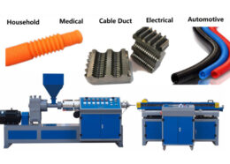 Single Wall Corrugated Pipe Machine 